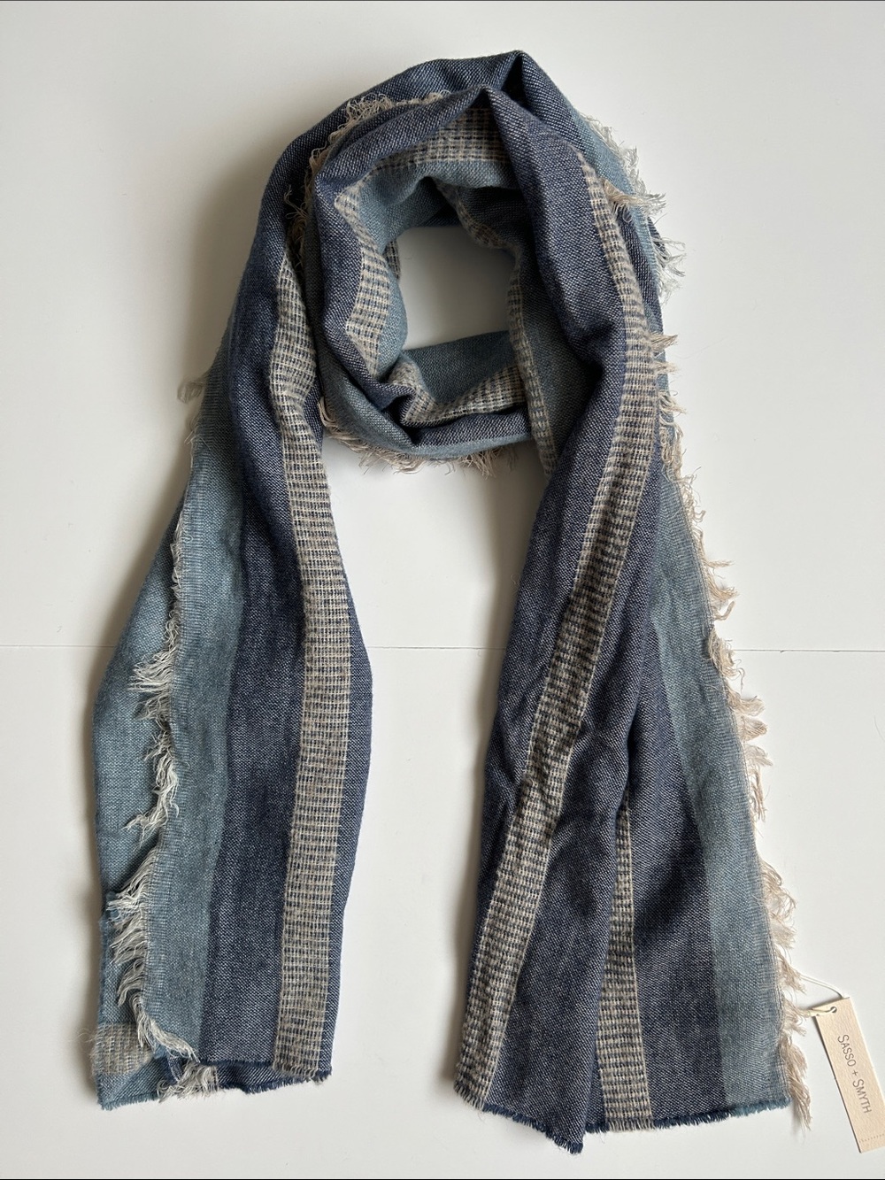 SASSO + SMYTH Striped Women’s Scarf